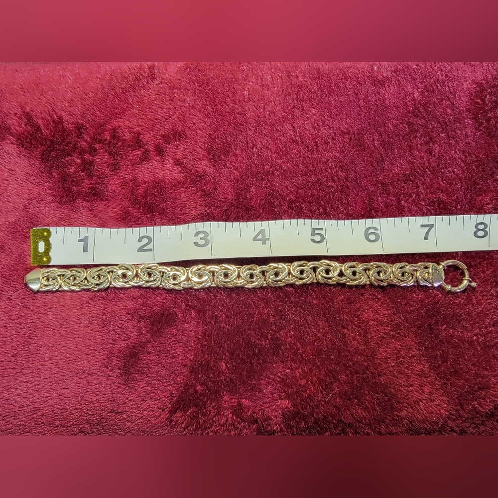 Flat Byzantine Link Bracelet - image 7